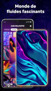 4D Toucher fond d'ecran fluide screenshot 2