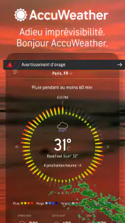 AccuWeather: Satellite Météo screenshot 1
