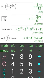 Acron RPN Calculator screenshot 1