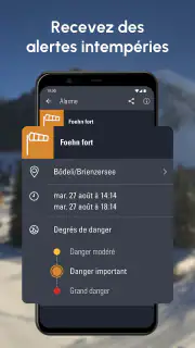 Alarme-Météo : Temps Suisse screenshot 5