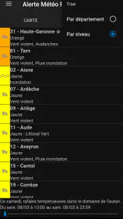 Alerte Météo screenshot 3