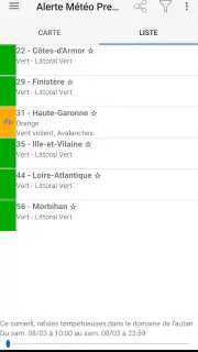 Alerte Météo screenshot 4