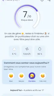 Alerte Pollen screenshot 1