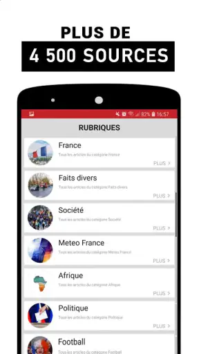 Alertes info France screenshot