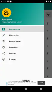 Alphagram-R : Anagrammes screenshot 1