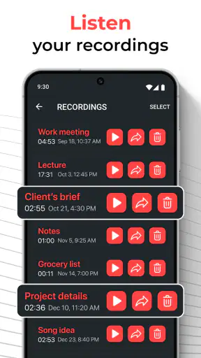 Amplificateur de microphone screenshot