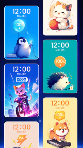 Animation Chargement Batterie screenshot