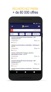 Apec : offres d’emploi cadre screenshot 1