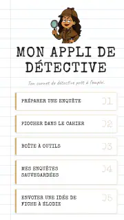 App du Détective : comprendre screenshot 4