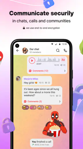 Appel video & chat - Gem Space screenshot