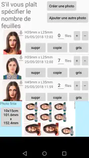 Appli photo d'identité screenshot 3