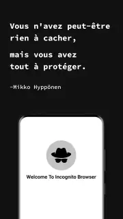 Application navigateur privé screenshot 1
