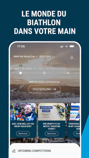 Application officielle IBU screenshot