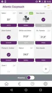 ATLANTIC COZYTOUCH screenshot 2