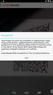 Aztec Reader Demo screenshot 5