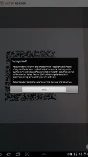 Aztec Reader Demo screenshot 7