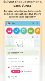 Baby Daybook - Suivi de Bébé screenshot 2