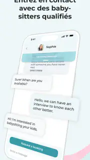 Babysits - baby-sitter - jobs screenshot 3