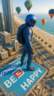 Base Jump Wing Suit Flying screenshot 6