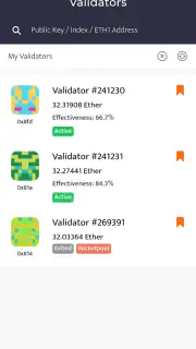 Beaconchain Dashboard screenshot 2
