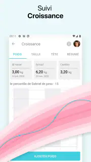Bébé + | Suivi de croissance screenshot 2