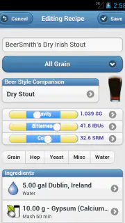 BeerSmith 3 Mobile Homebrewing screenshot 3