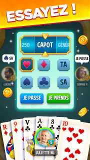 Belote & Coinche, jeu en ligne screenshot 3
