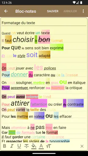 Bloc-notes - notes simples screenshot