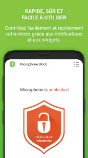 Bloqueur Microphone - Anti Spy screenshot 3