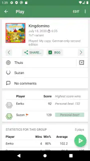 Board Game Stats screenshot 4