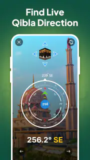 Boussole Qibla-Qibla Direction screenshot 2