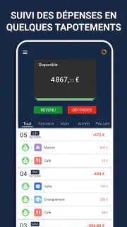 Budget et suivi de dépenses screenshot 1
