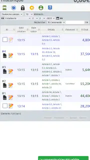 Caisse enregistreuse en ligne screenshot 4