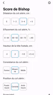 Calculateur Obstétrique screenshot 6