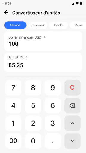 Calculatrice screenshot