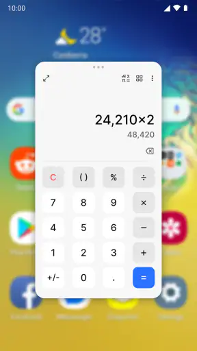 Calculatrice screenshot