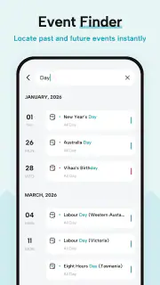 Calendar 2026 screenshot 3