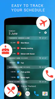 Calendar Widget: Agenda - Beau screenshot 2