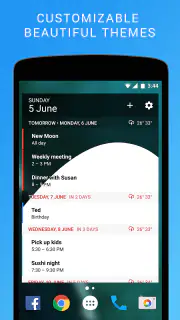Calendar Widget: Agenda - Beau screenshot 3