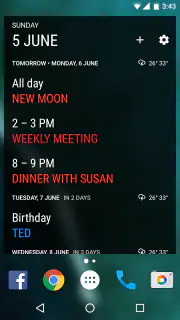 Calendar Widget: Agenda - Beau screenshot 6