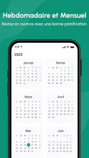 Calendrier 2025 screenshot 5