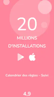 Calendrier des règles – Suivi screenshot 1