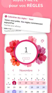 Calendrier des règles – Suivi screenshot 2