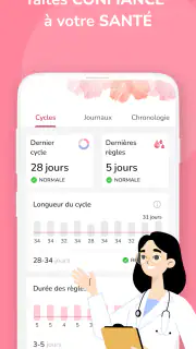 Calendrier des règles – Suivi screenshot 4