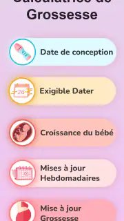 Calendrier Grossesse Suivi screenshot 2