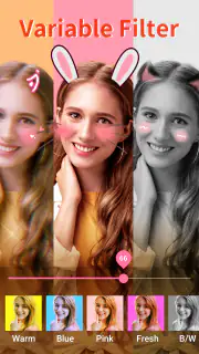 Caméra Beauté -Selfie, éditeur screenshot 5