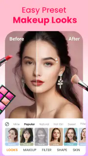 Caméra de maquillage et selfie screenshot 2