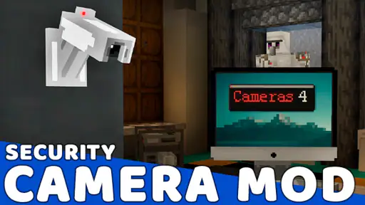 Caméra sécurité Mod Minecraft screenshot