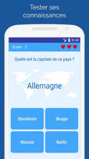 Capitales des pays: Quiz monde screenshot 1