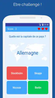 Capitales des pays: Quiz monde screenshot 2